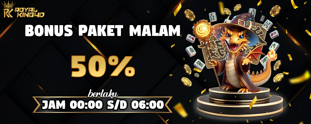 Promo Paket Malam 50% Slot