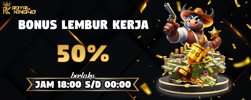 Promo Lembur Kerja 50% Slot